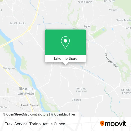 Trevi Service map