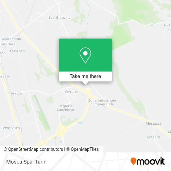 Mosca Spa map