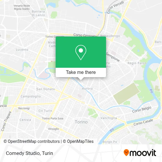 Comedy Studio map