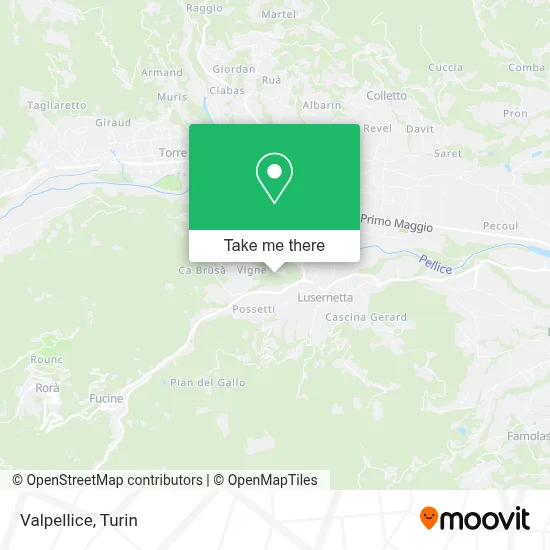 Valpellice map