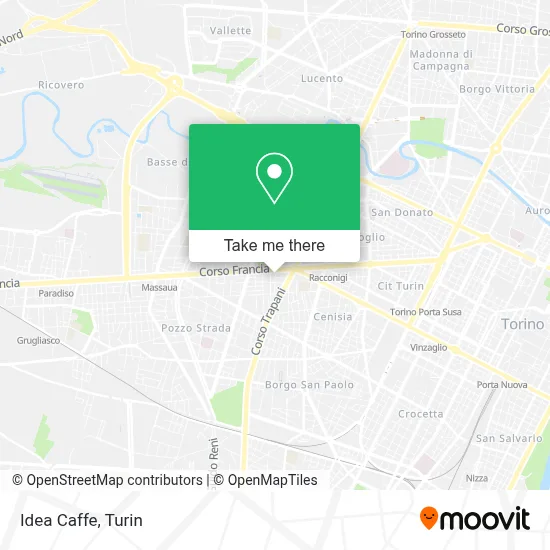 Idea Caffe map