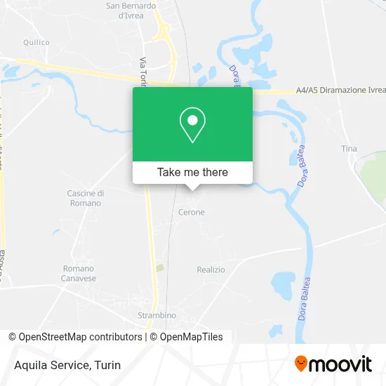 Aquila Service map