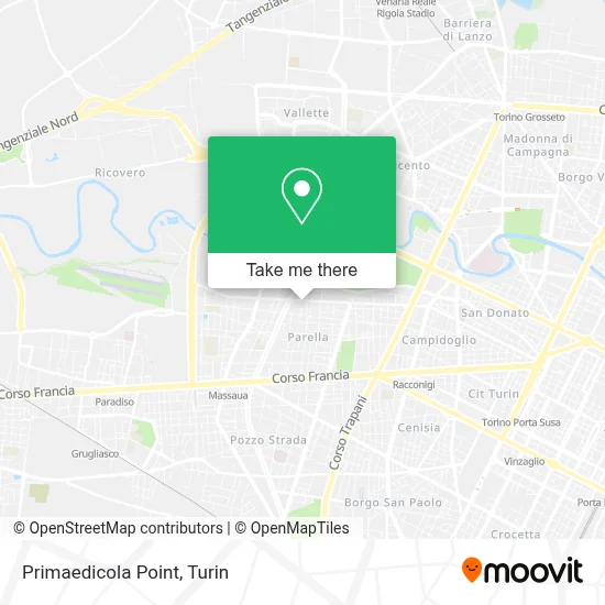 Primaedicola Point map