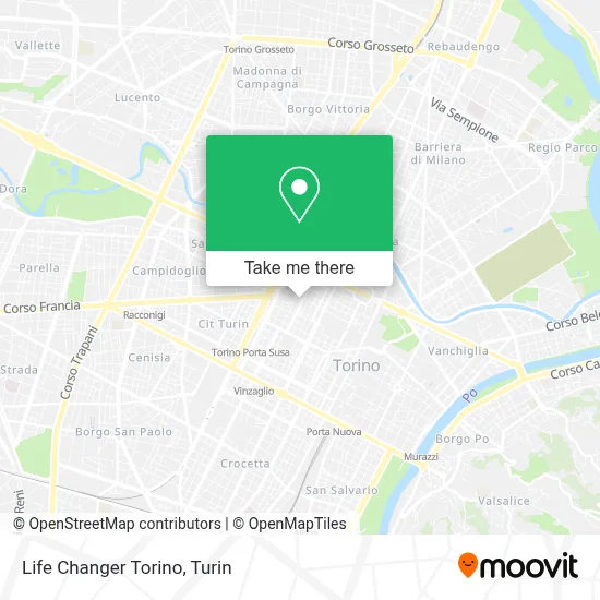 Life Changer Torino map