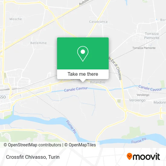Crossfit Chivasso map
