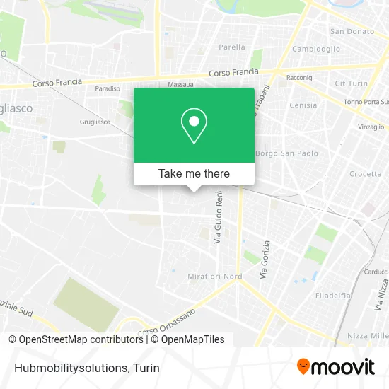 Hubmobilitysolutions map