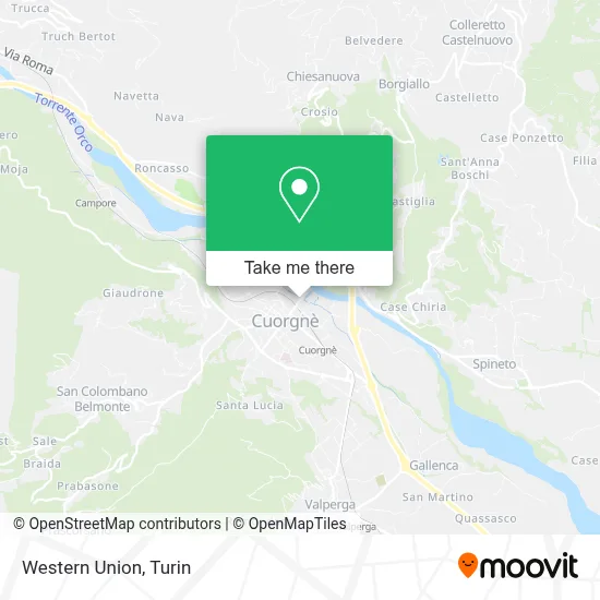 Western Union map
