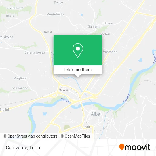 Corilverde map