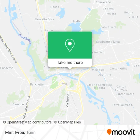 Mint Ivrea map