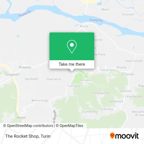 The Rocket Shop map