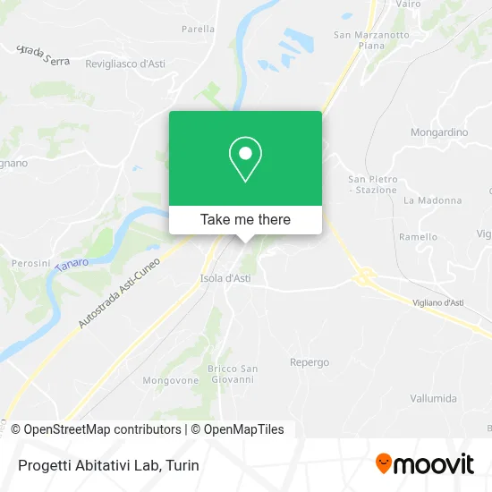 Progetti Abitativi Lab map