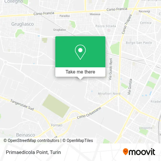 Primaedicola Point map