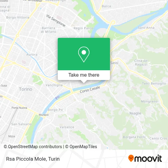 Rsa Piccola Mole map
