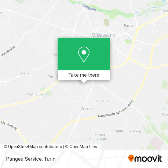 Pangea Service map