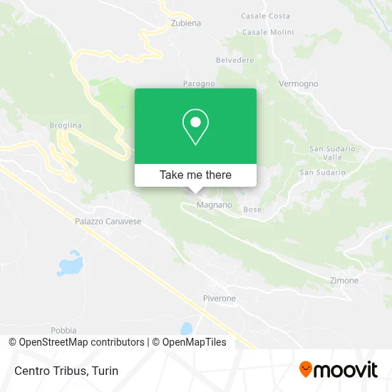 Centro Tribus map