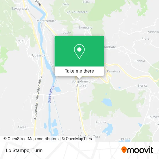 Lo Stampo map