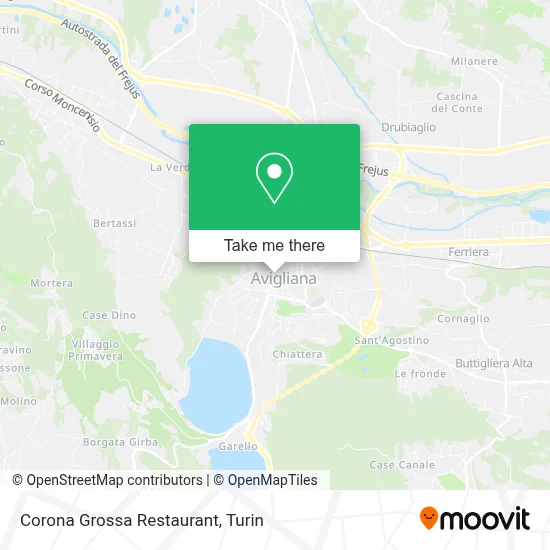 Corona Grossa Restaurant map