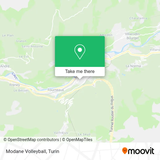Modane Volleyball map