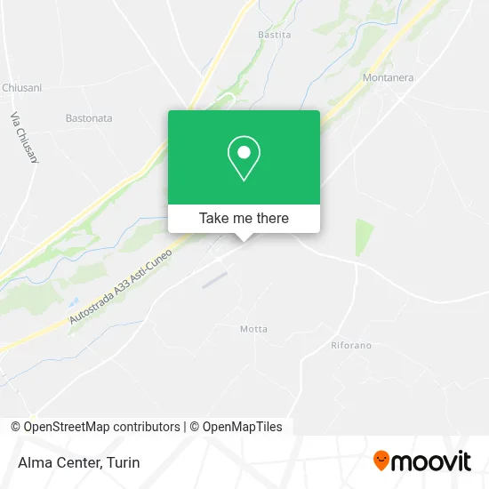 Alma Center map