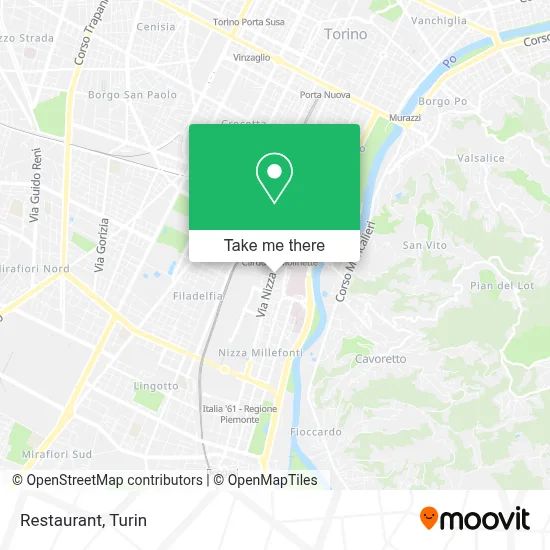 Restaurant map