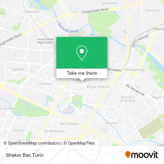 Shaker Bar map