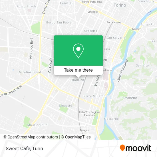Sweet Cafe map