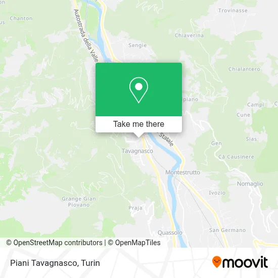 Piani Tavagnasco map