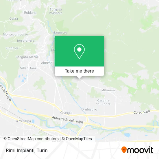 Rimi Impianti map