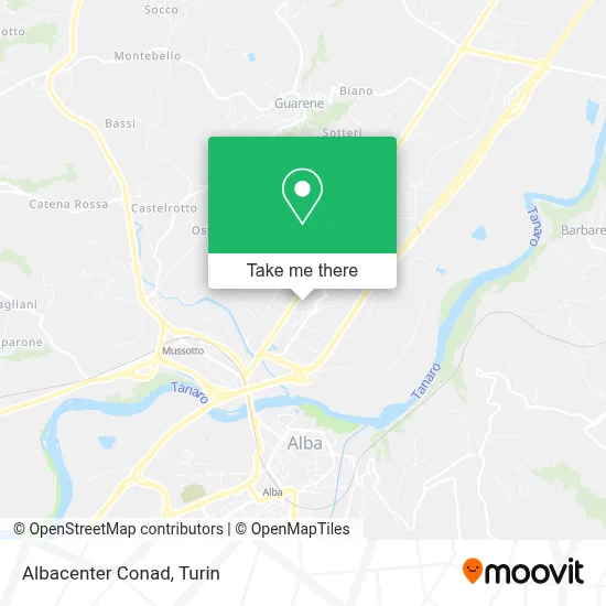 Albacenter Conad map