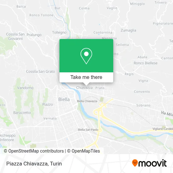 Piazza Chiavazza map