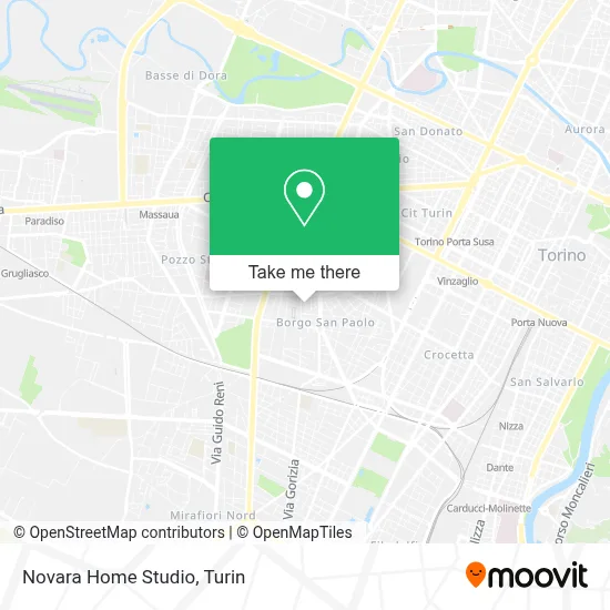 Novara Home Studio map
