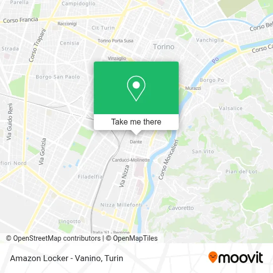 Amazon Locker - Vanino map