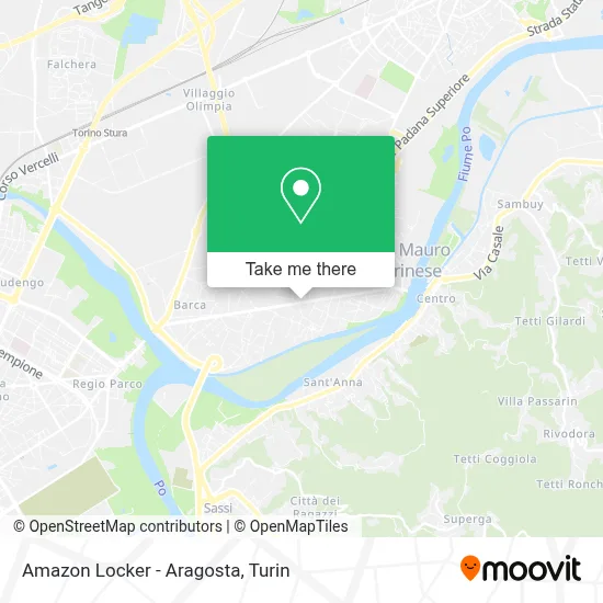 Amazon Locker - Aragosta map