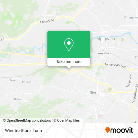 Windtre Store map