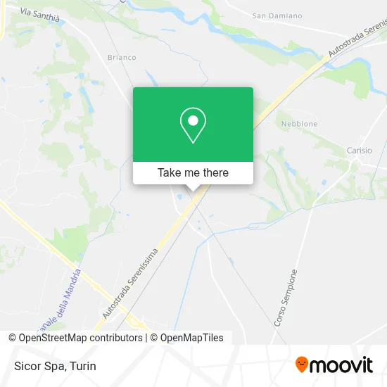 Sicor Spa map