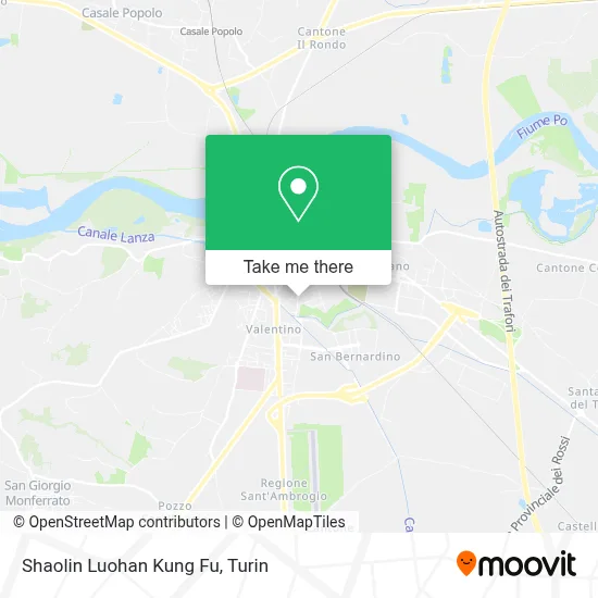 Shaolin Luohan Kung Fu map