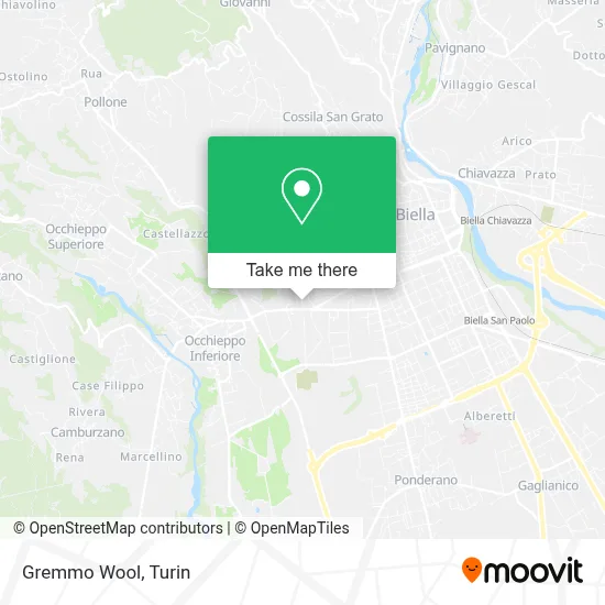 Gremmo Wool map