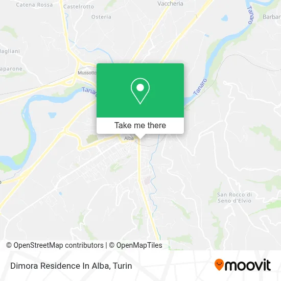 Dimora Residence In Alba map