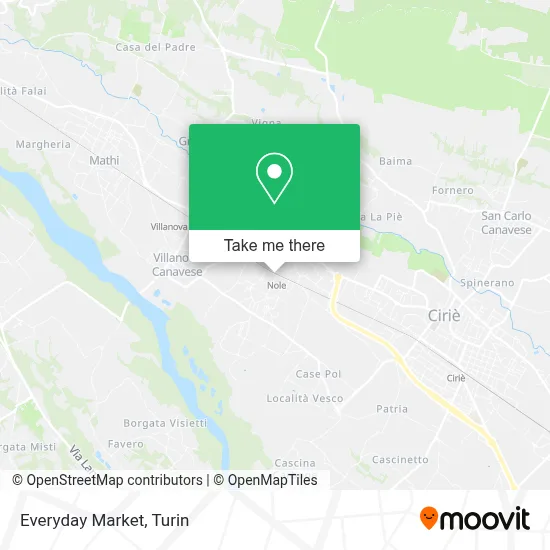 Everyday Market map