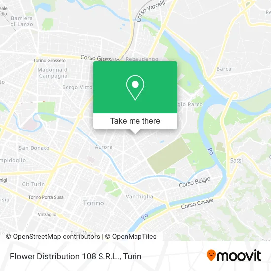 Flower Distribution 108 S.R.L. map