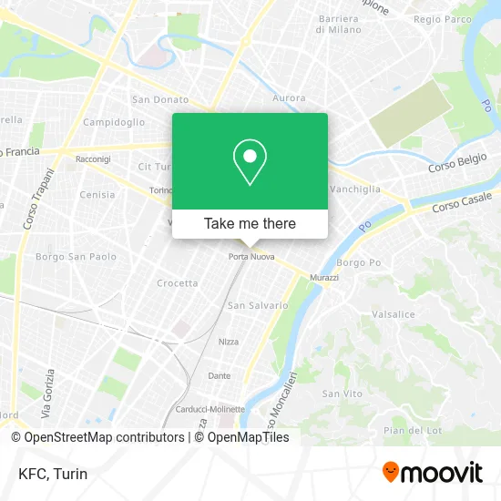 KFC map
