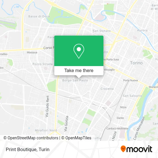 Print Boutique map