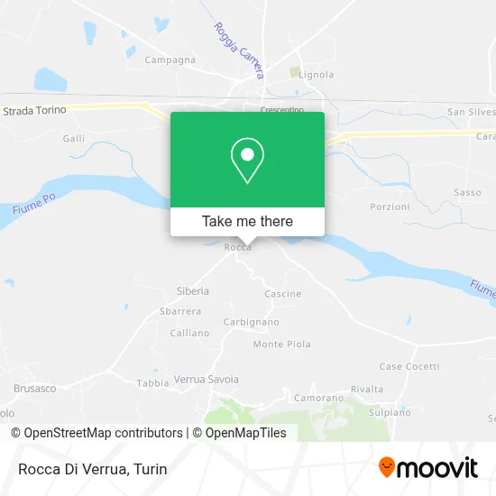 Rocca Di Verrua map