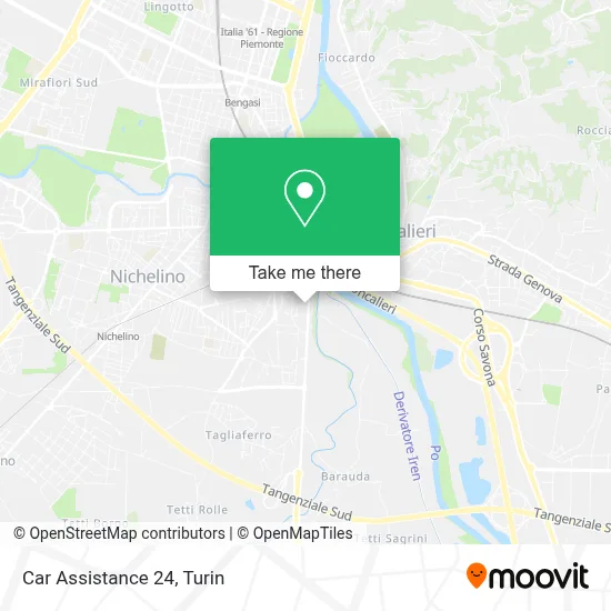 Car Assistance 24 map