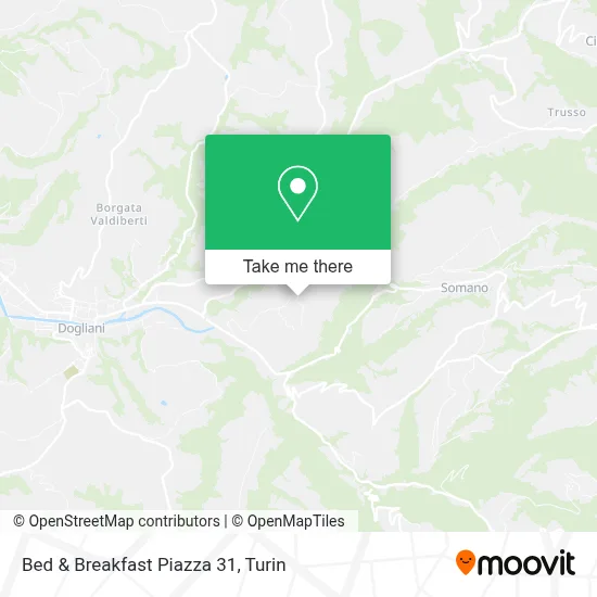 Bed & Breakfast Piazza 31 map