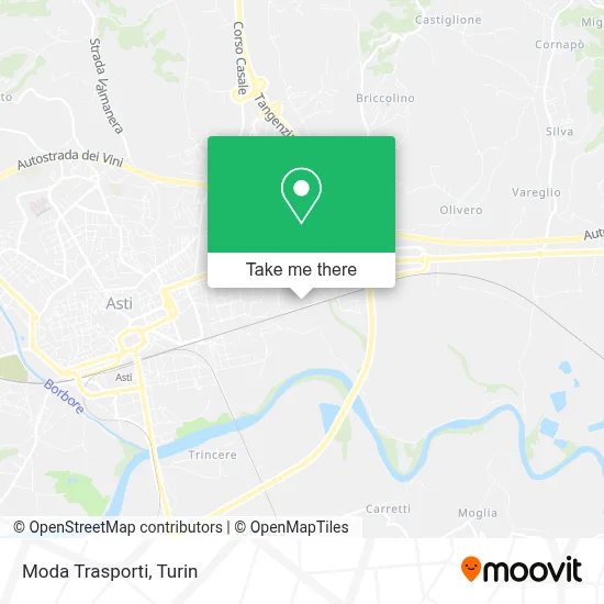 Moda Trasporti map