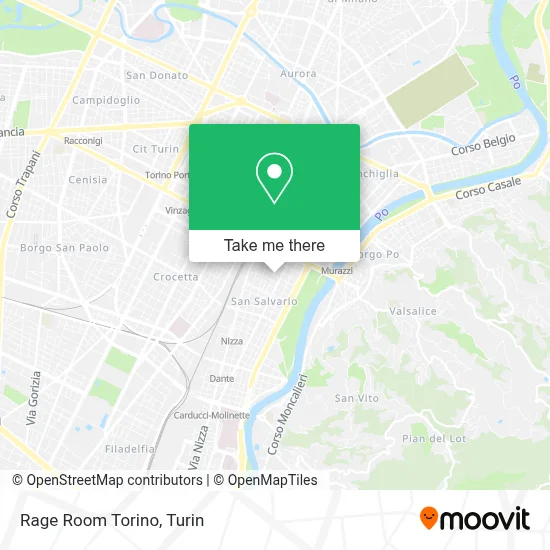 Rage Room Torino map