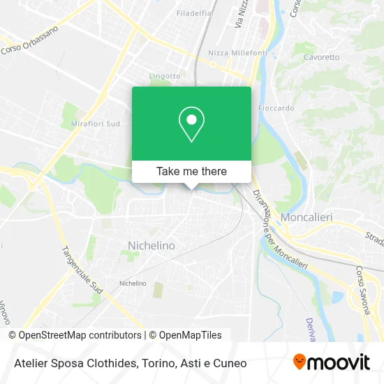 Atelier Sposa Clothides map