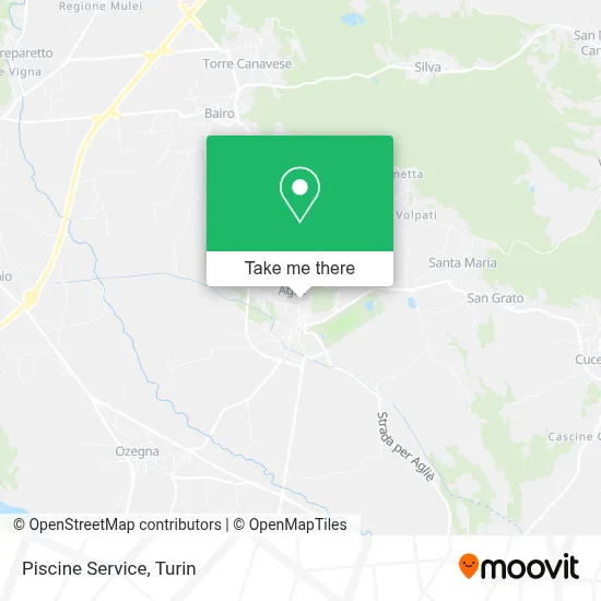 Piscine Service map