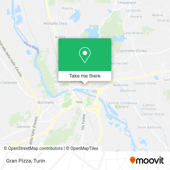 Gran Pizza map